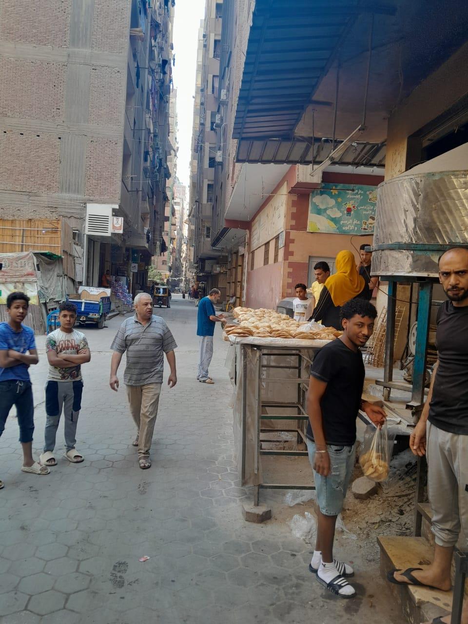 اشغالات بولاق الدكرور تتصدي بكل حسم لكافة تعديات حرم الطريق