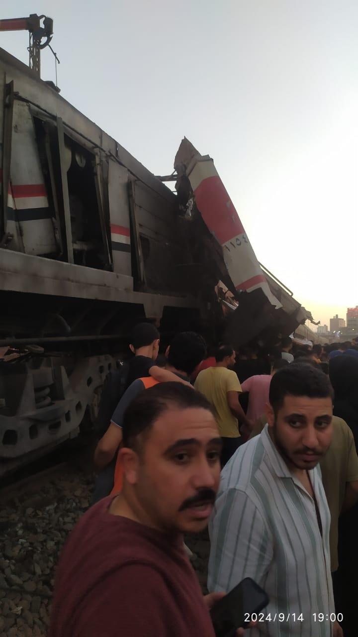 تصادم قطارين بالشرقية