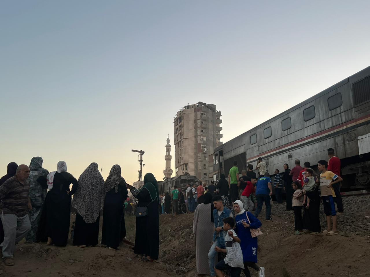 تصادم قطارين بالشرقية
