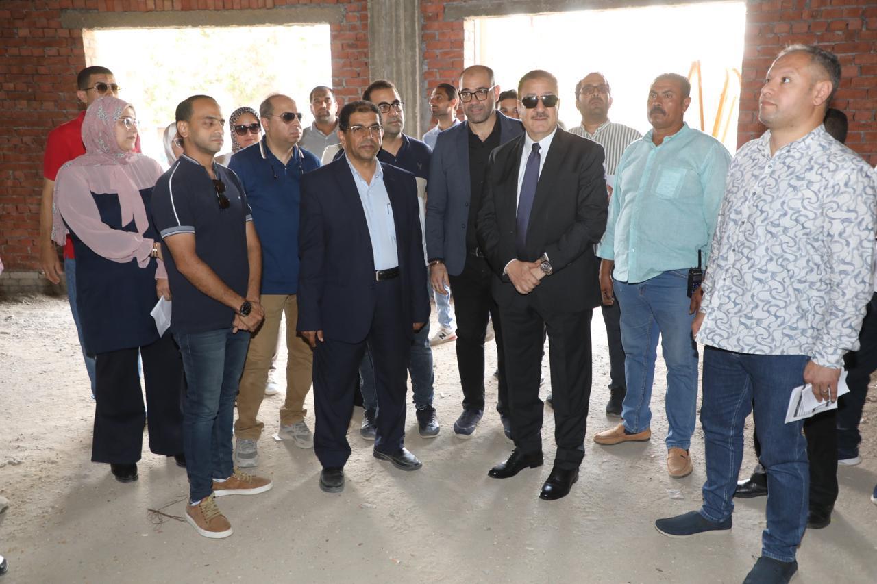  محافظ المنوفية يتفقد المقر الإداري الجديد لشركة مياه الشرب   