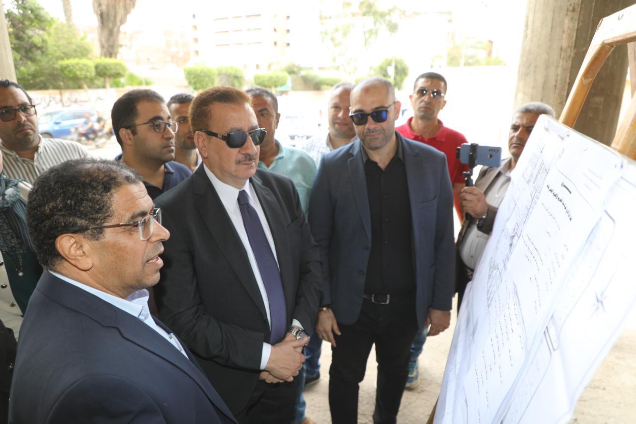  محافظ المنوفية يتفقد المقر الإداري الجديد لشركة مياه الشرب   