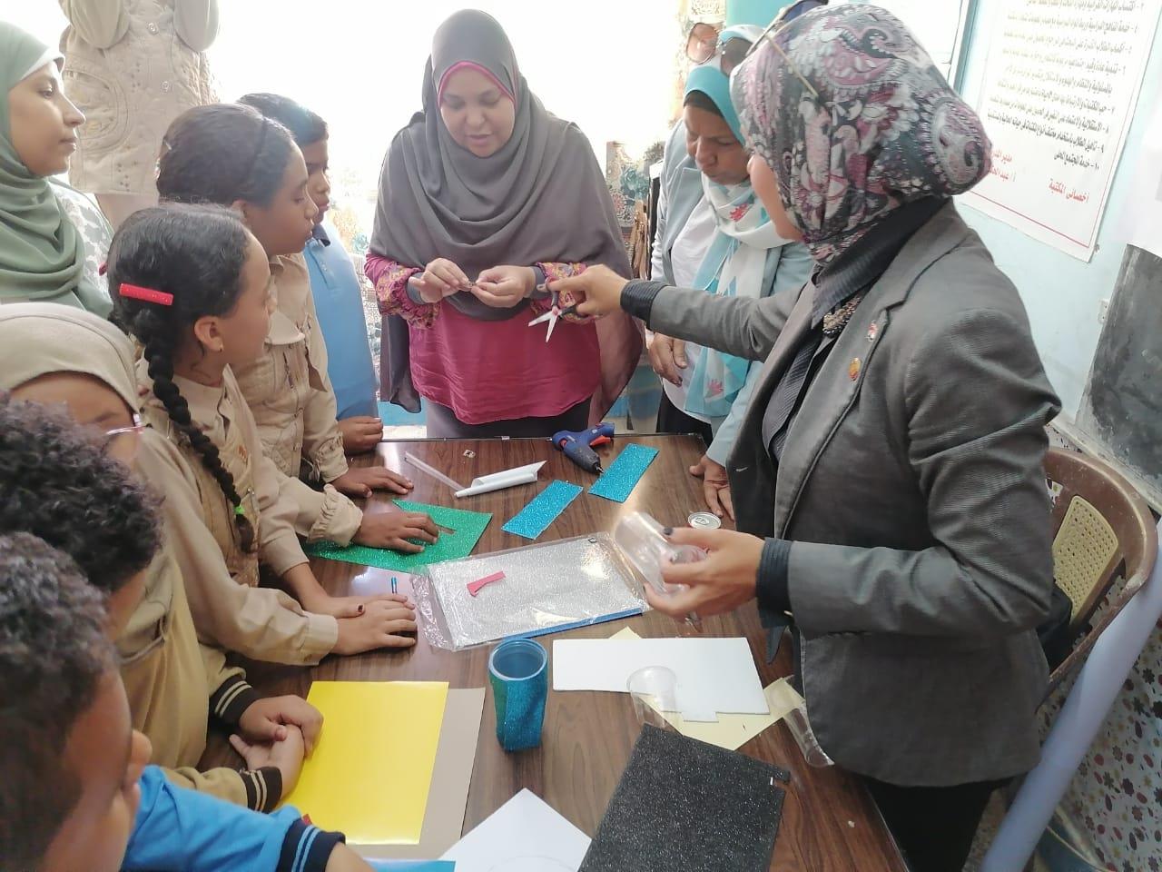 ورشة عمل بجامعة الأقصر حول"إعادة تدوير المخلفات البلاستيكية