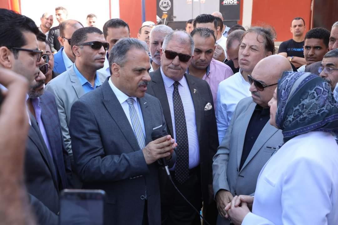 بتكلفة 27 مليون جنيه  افتتاح محطة رفع صرف صحي نزلة العزازي بالشرقية 