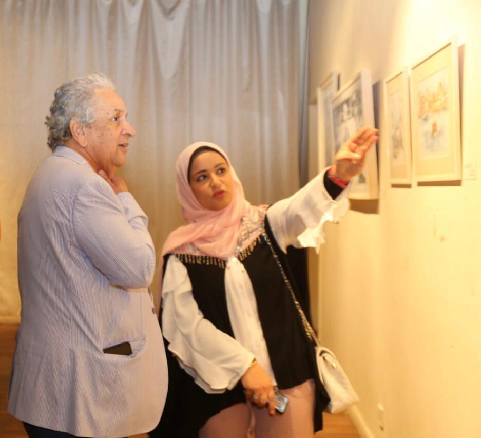 المركز القومي للسينما يفتتح «معرض بين الشاشة واللوحة»