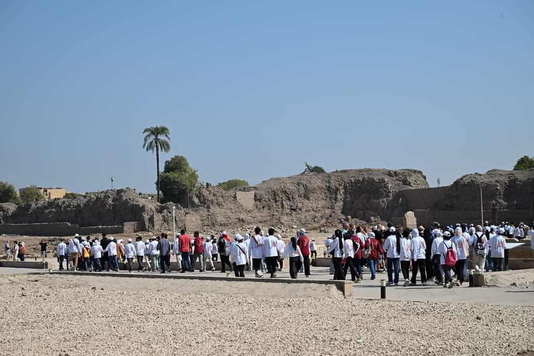 ضمن جولات مشروع "أهل مصر".. معبد الكرنك يستقبل أطفال المحافظات الحدودية