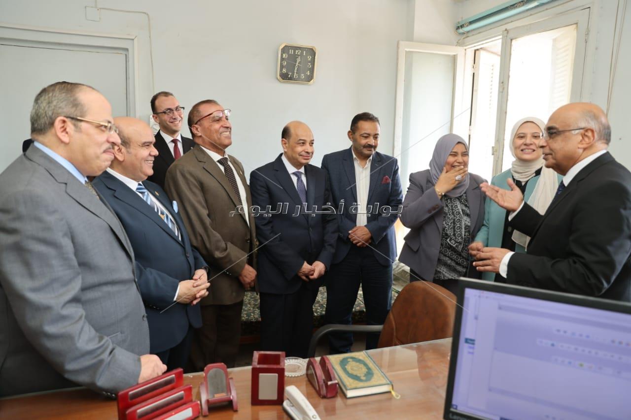 وزير العدل يتفقد مجمع محاكم كفر الشيخ ويوجه بسرعة إنجاز القضايا