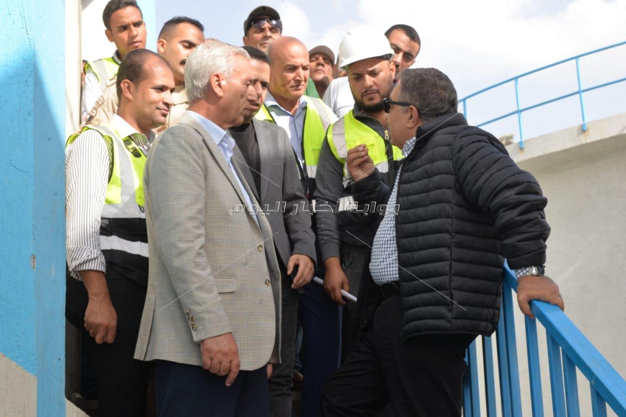 محافظ الدقهلية يتفقد الأعمال النهائية لمحطة مياه الشرب برأس الخليج ضمن مبادرة حياة كريمة