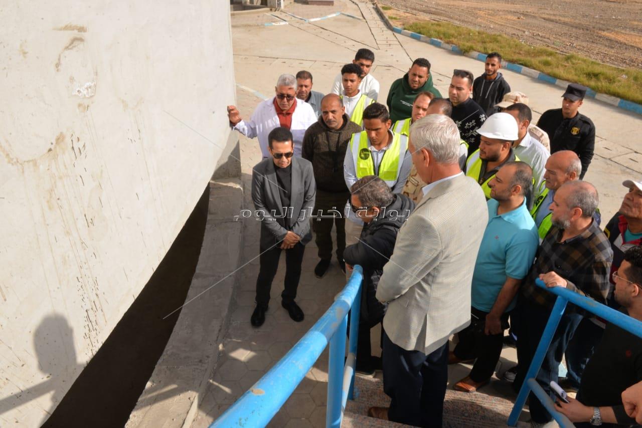 محافظ الدقهلية يتفقد الأعمال النهائية لمحطة مياه الشرب برأس الخليج ضمن مبادرة حياة كريمة