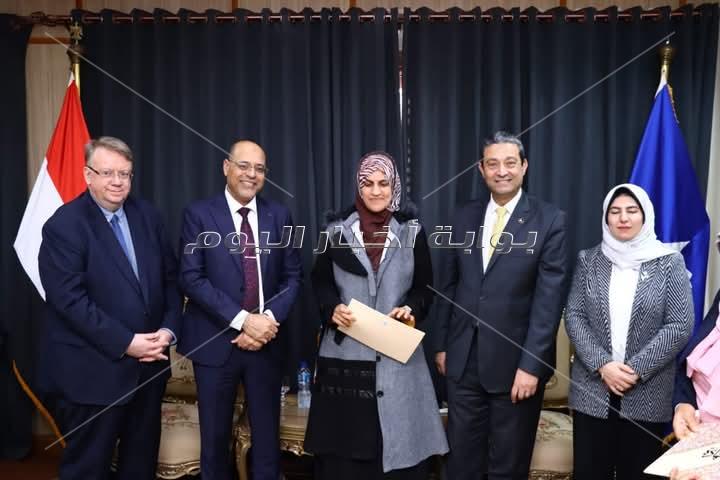 محافظ دمياط يستقبل وزير العمل ومدير مكتب منظمة العمل الدولية