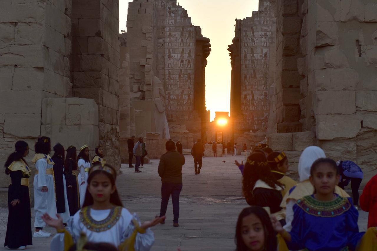 تعامد الشمس على قدس أقداس الكرنك