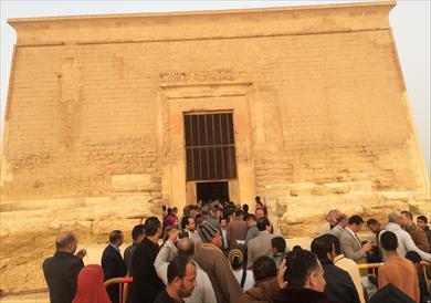 ظاهرة تعامد الشمس في معبد قصر قارون: بين التاريخ والاحتفال| صور