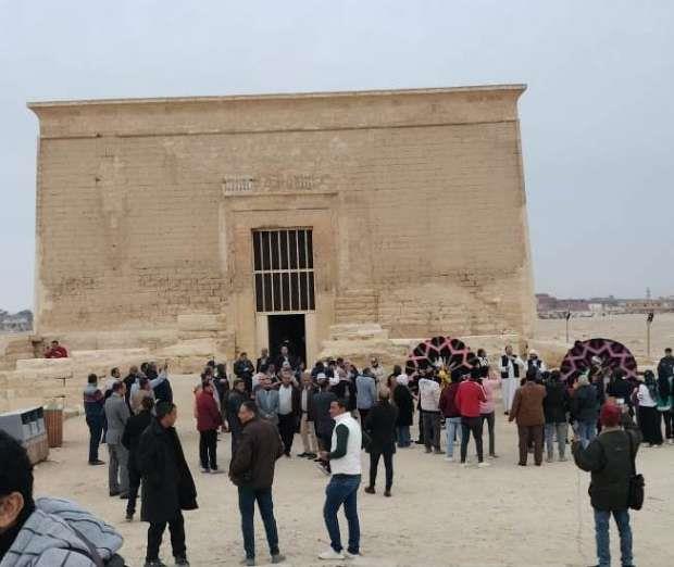  ظاهرة تعامد الشمس في معبد قصر قارون: بين التاريخ والاحتفال| صور