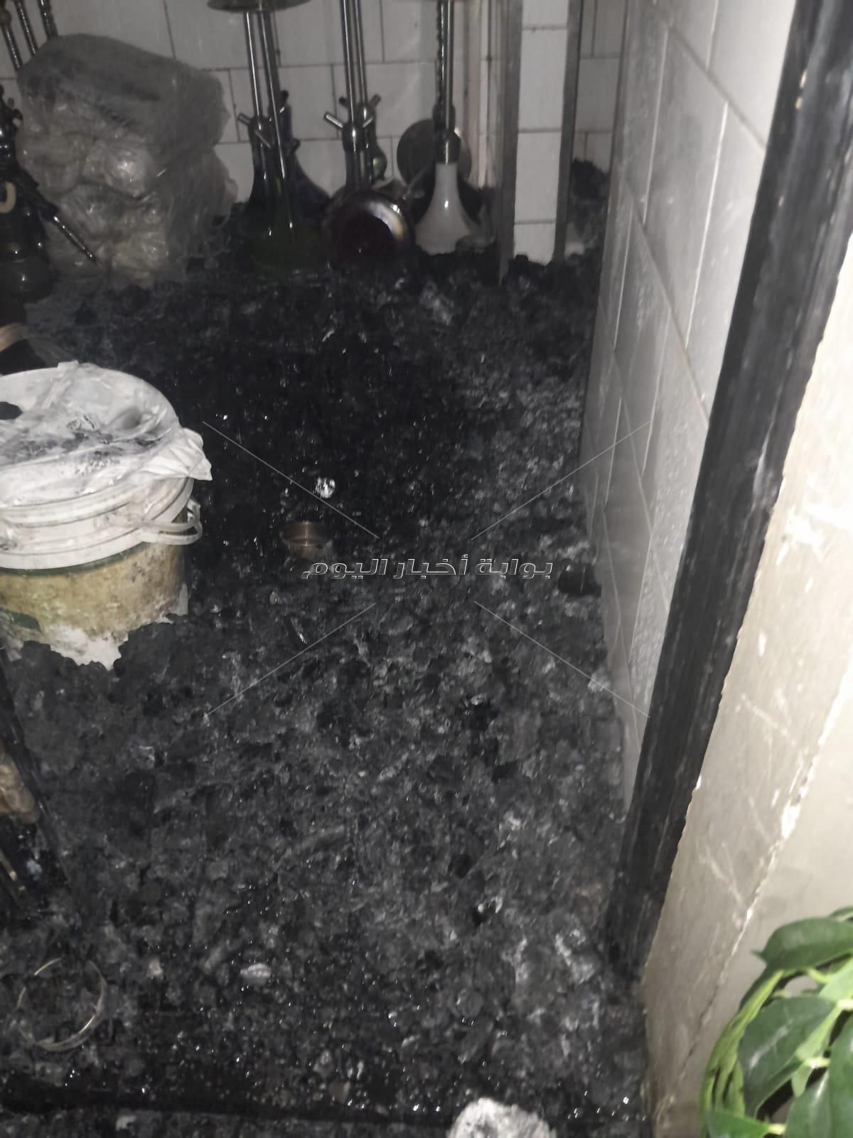 حريق في مطعم شهير بـ"كارفور" بالإسكندرية