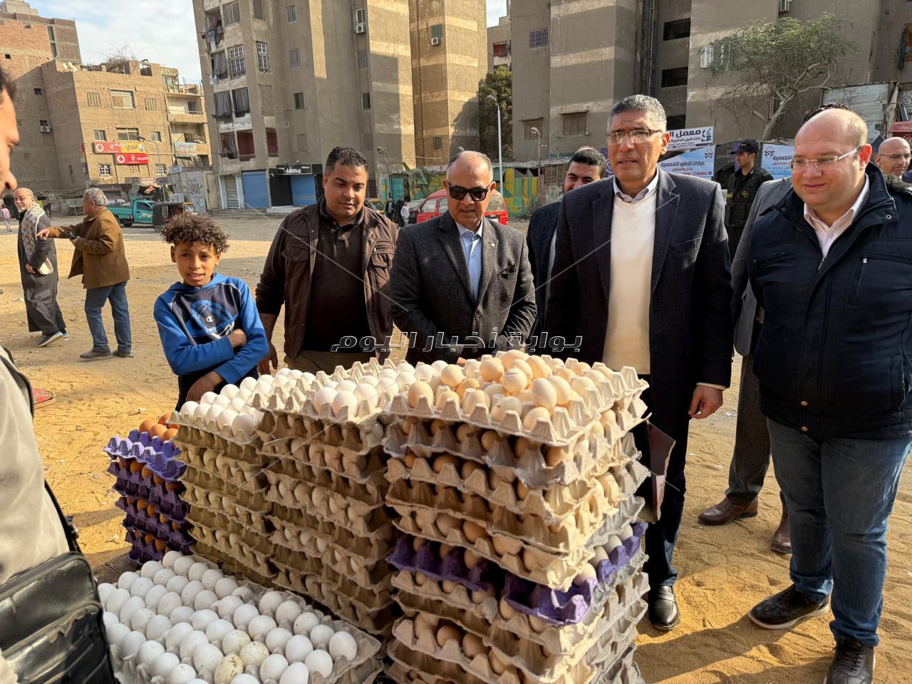 محافظ الجيزة : أسواق جديدة لليوم الواحد بالمنيرة الغربية وكرداسة يوم السبت من كل أسبوع 