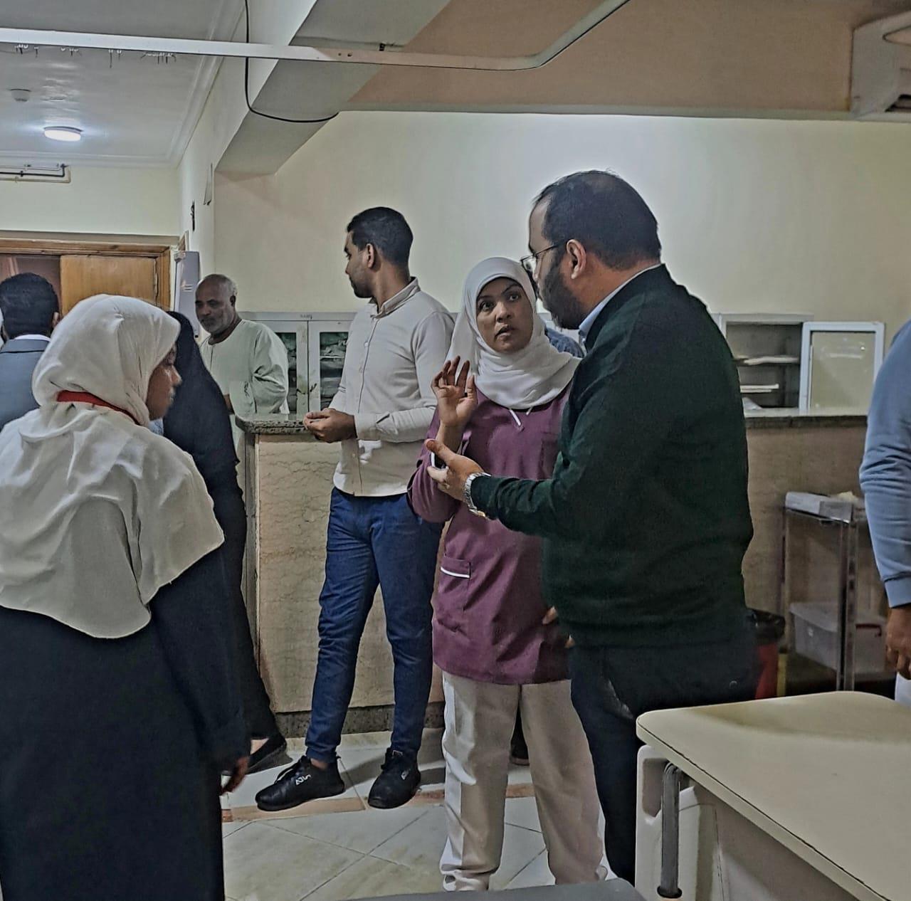 تشغيل قسم العناية المركزة   بمستشفي القرنه