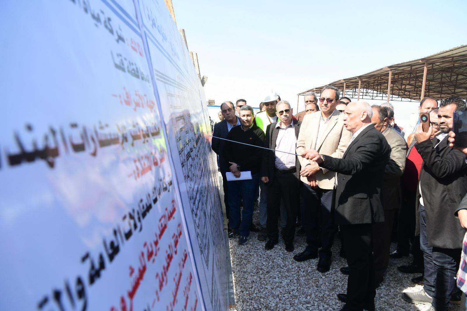 وضع حجر الأساس لمحطة رفع الصرف الصحي الرئيسية بمدينة الأمل 