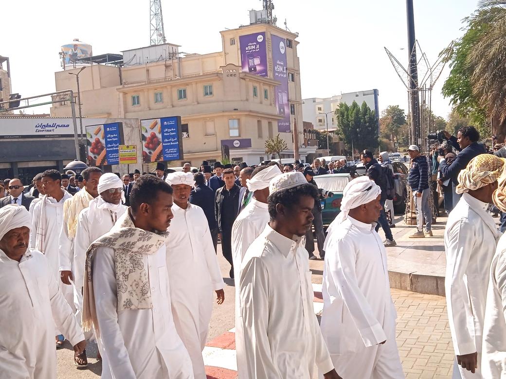 جانب من مراسم العزاء