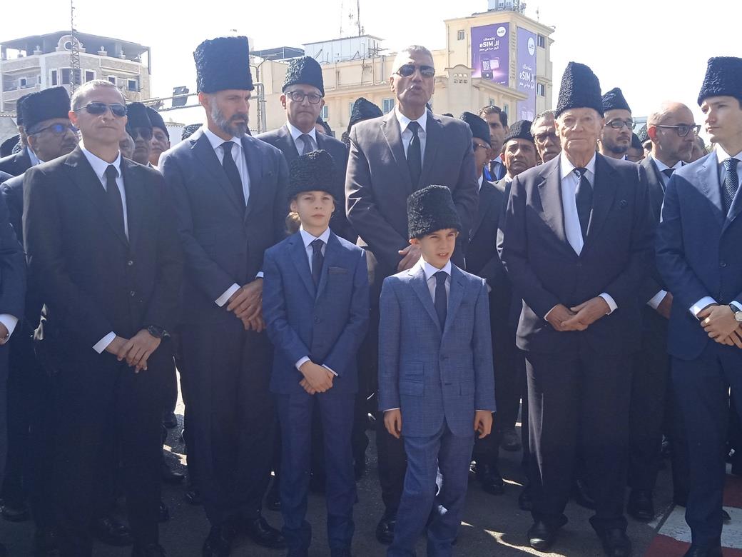 جانب من مراسم العزاء