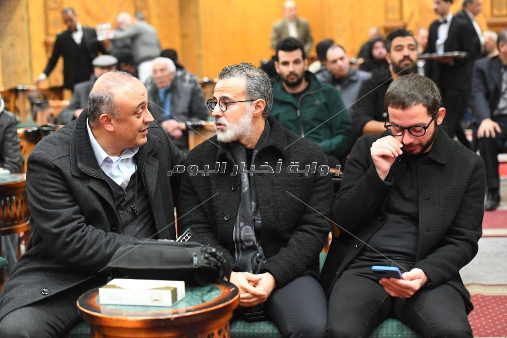 عزاء شقيق أحمد السبكي
