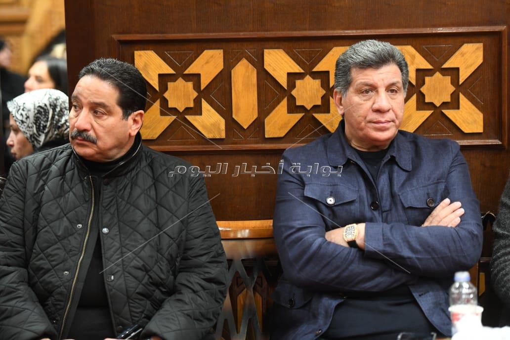 عزاء شقيق أحمد السبكي