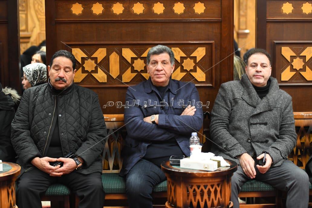 عزاء شقيق أحمد السبكي