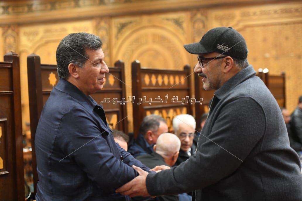 عزاء شقيق أحمد السبكي