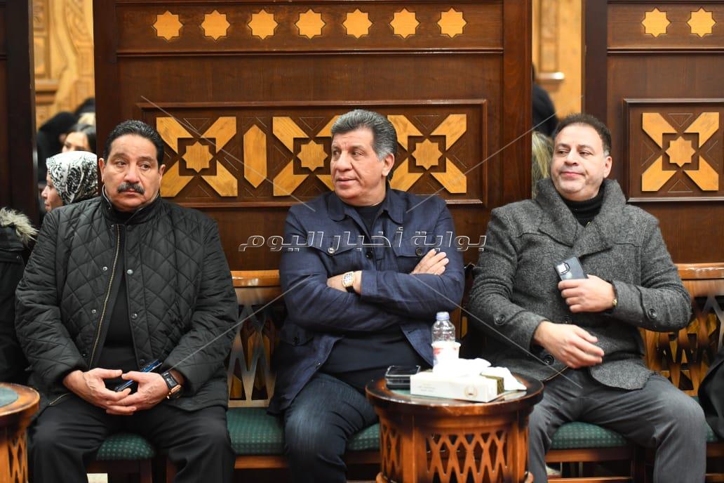 عزاء شقيق أحمد السبكي
