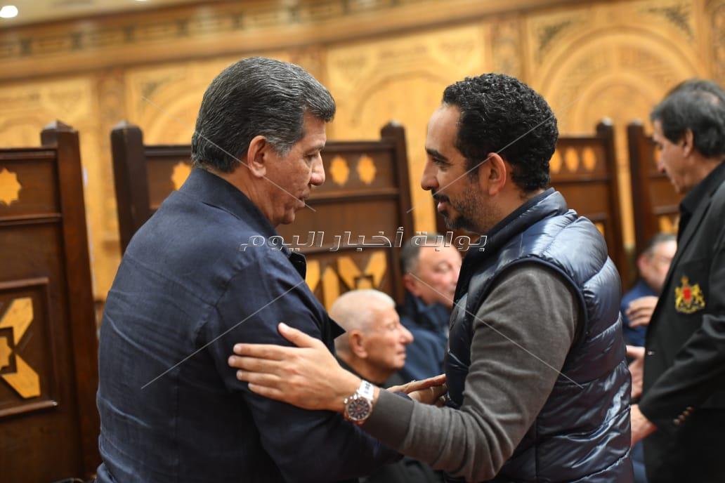 عزاء شقيق أحمد السبكي