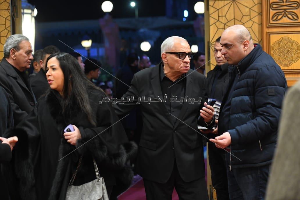 عزاء شقيق أحمد السبكي