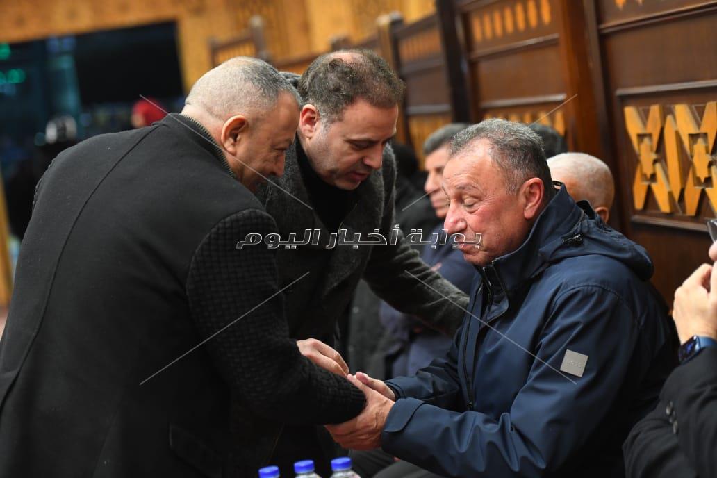 عزاء شقيق أحمد السبكي