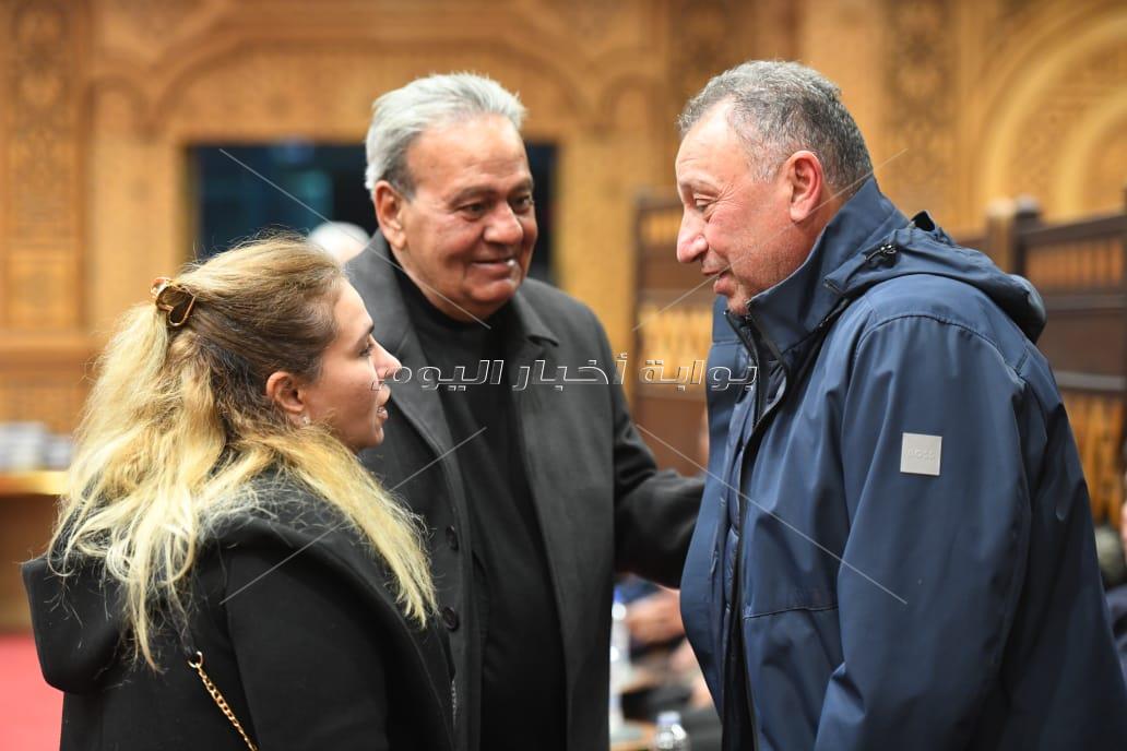 عزاء شقيق أحمد السبكي