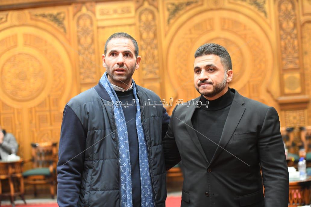 عزاء شقيق أحمد السبكي