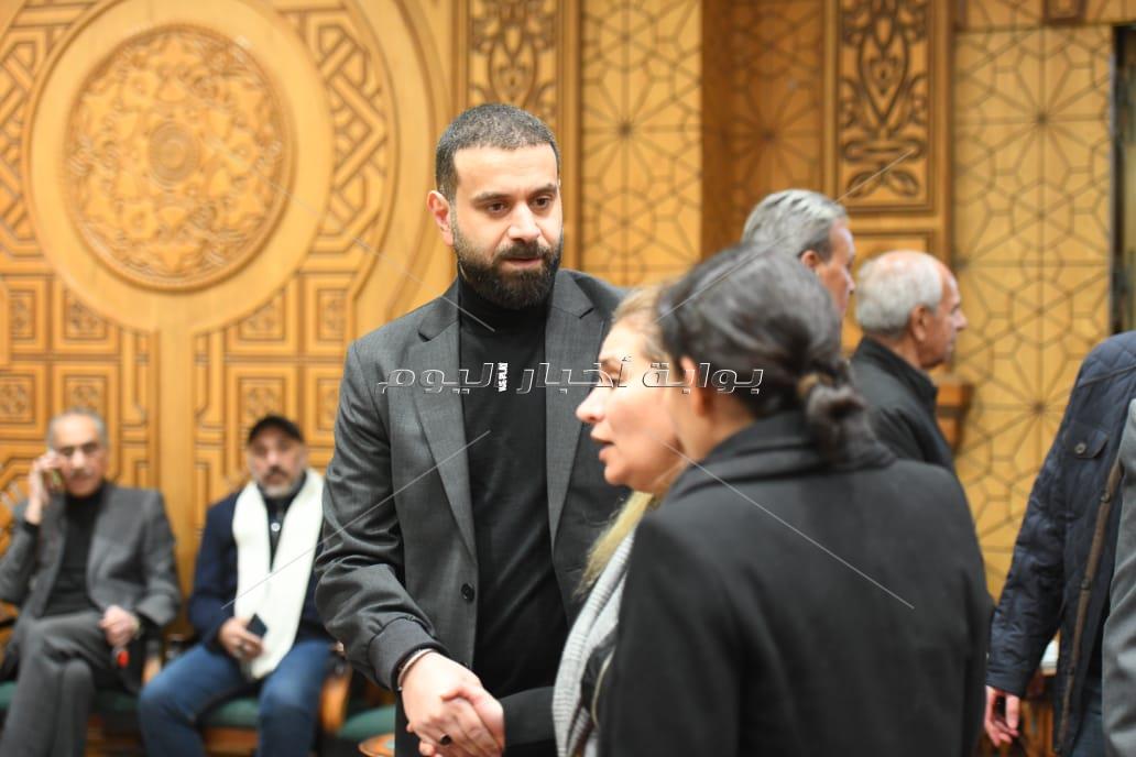 عزاء شقيق أحمد السبكي