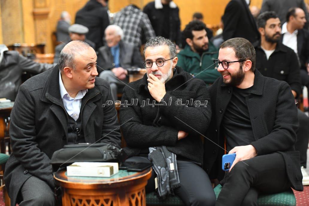 عزاء شقيق أحمد السبكي