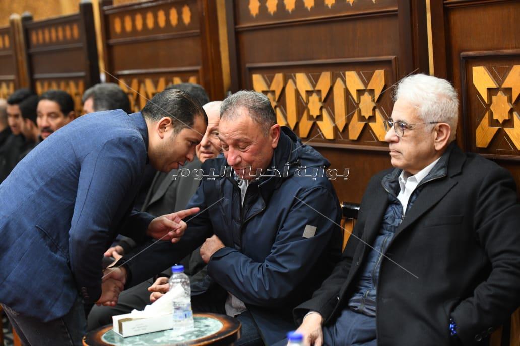عزاء شقيق أحمد السبكي