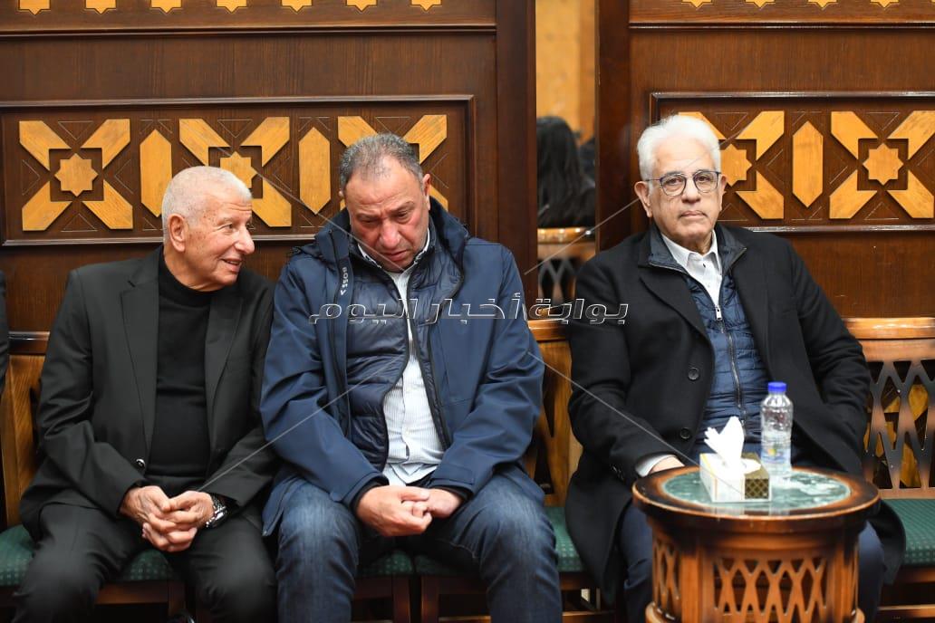 عزاء شقيق أحمد السبكي