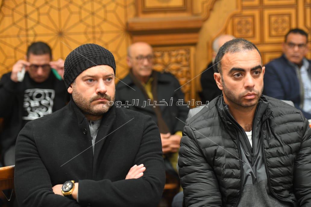 عزاء شقيق أحمد السبكي
