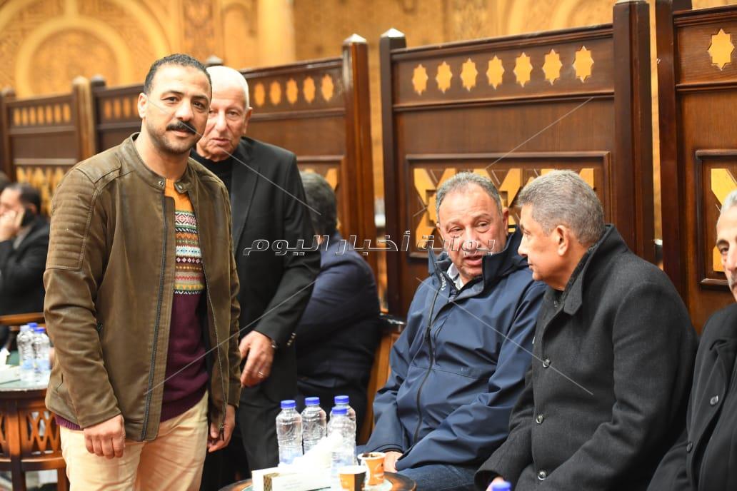 عزاء شقيق أحمد السبكي