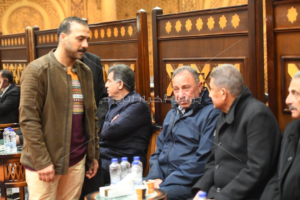 عزاء شقيق أحمد السبكي