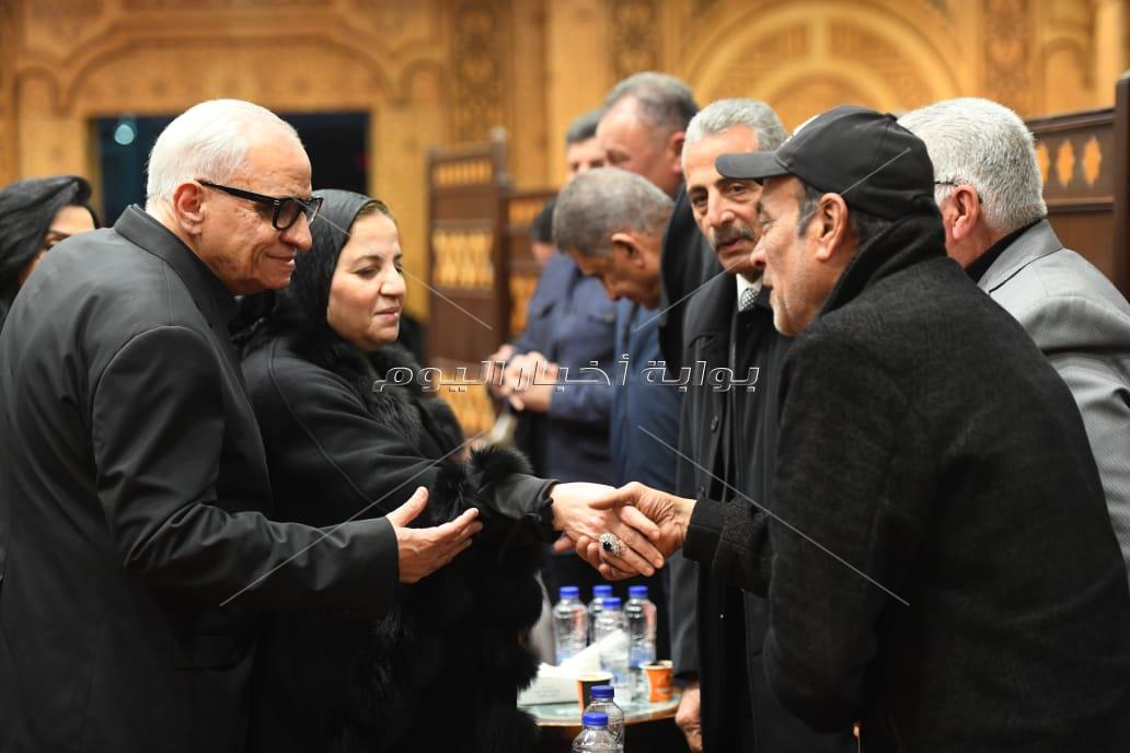 عزاء شقيق أحمد السبكي