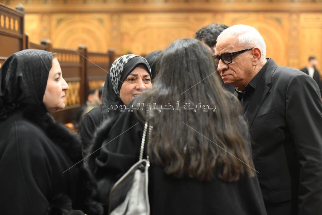 عزاء شقيق أحمد السبكي