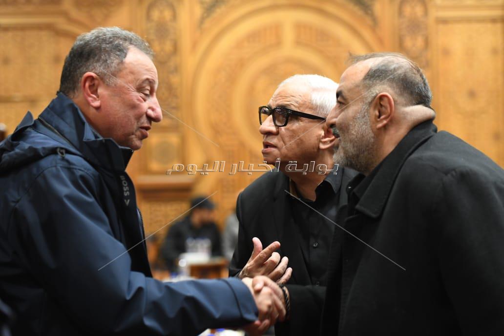 عزاء شقيق أحمد السبكي