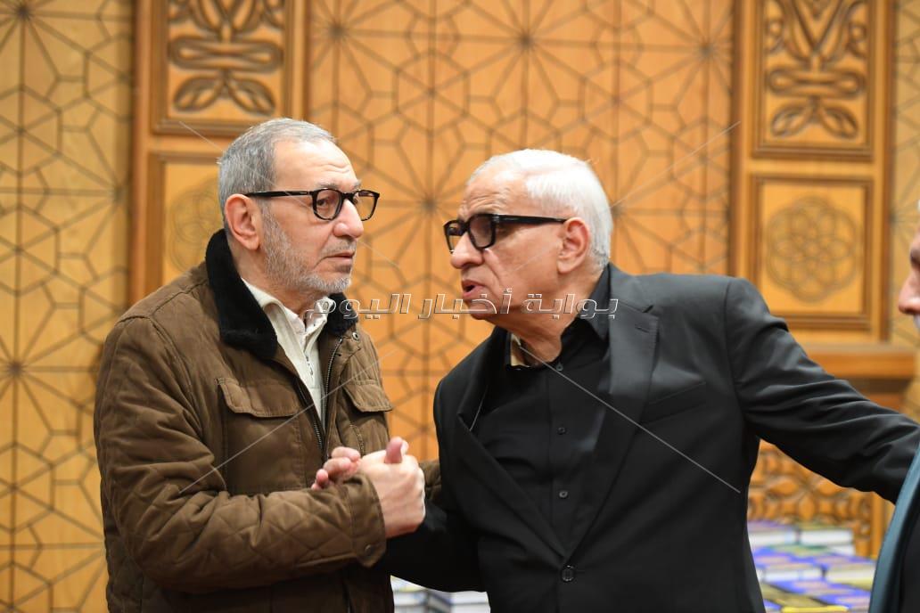 عزاء شقيق أحمد السبكي