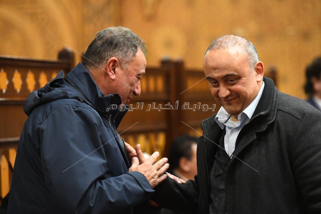 عزاء شقيق أحمد السبكي