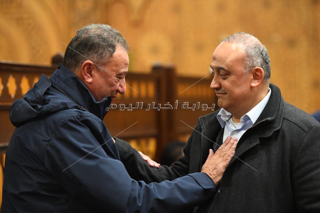 عزاء شقيق أحمد السبكي