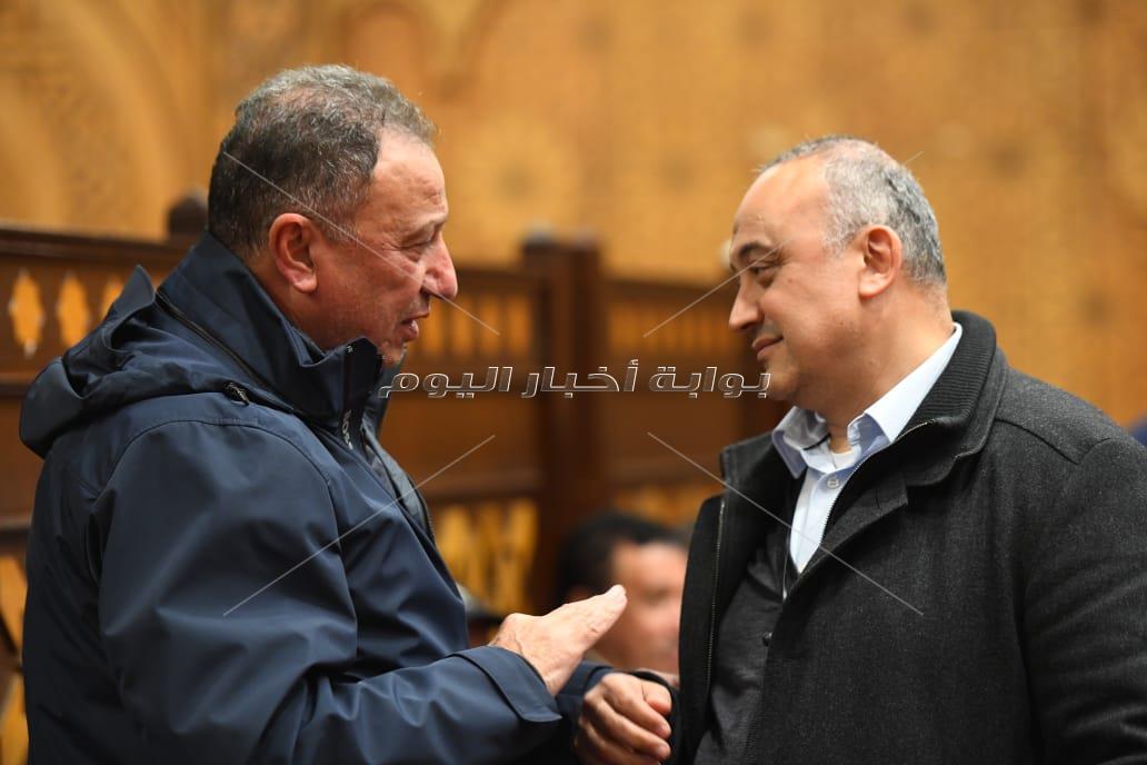 عزاء شقيق أحمد السبكي