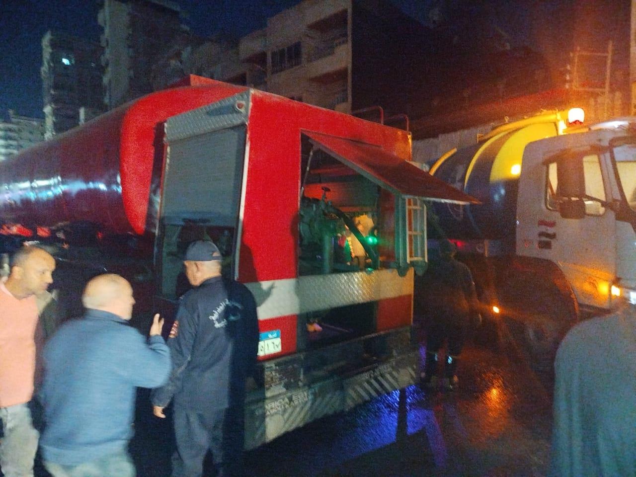  محافظ الغربية ندب لجنة فنية لمعاينة  موقع الحريق الهائل