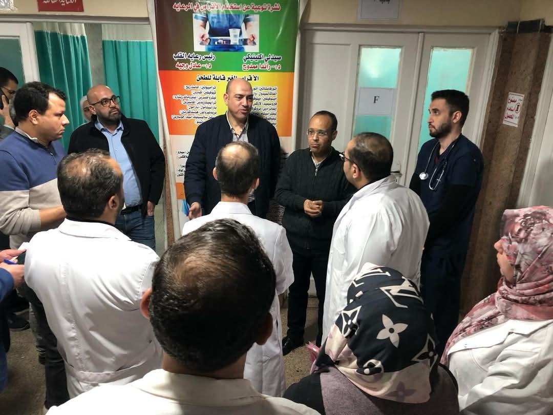 جولة تفقدية لقيادات الطب العلاجي بالوزارة بمستشفيات المنوفية| صور
