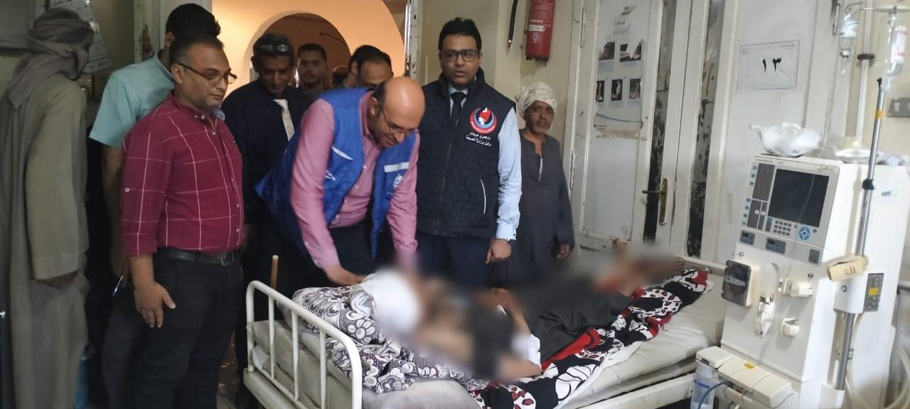 إجراء 5 الاف و 400 جلسة لمرضي الغسيل الكلوي  بسوهاج خلال اجازة العيد| صور