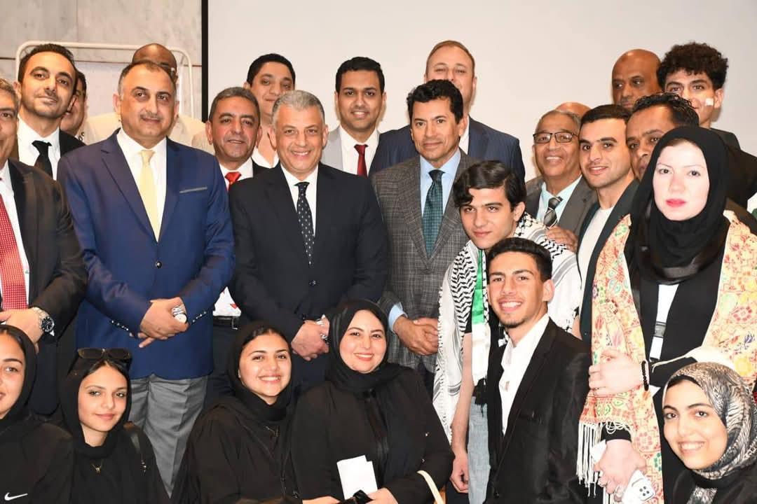 وزير الشباب والرياضة ومحافظ الاسماعيلية يشهدان افتتاح ملتقى الشباب العربي| صور 